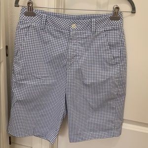 Puma Golf Shorts Checkered Blue 28 Waist